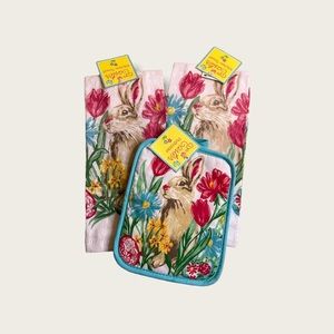 Easter kitchen linens 3-piece bundle